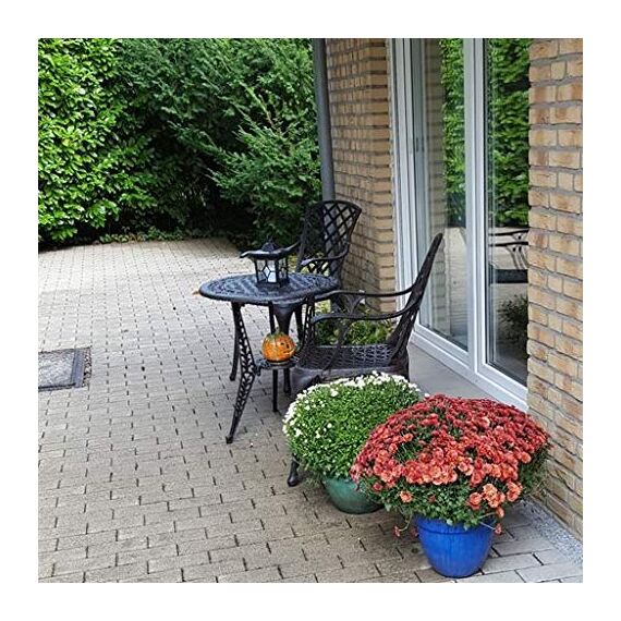 Lazy Susan, Ivy-Bistro-Tisch aus Aluguss mit 2 Stühlen | Garten-Set | Antik-Bronze | Aluminium | 3 Jahre Garantie | (2 x Emma Stühlen)