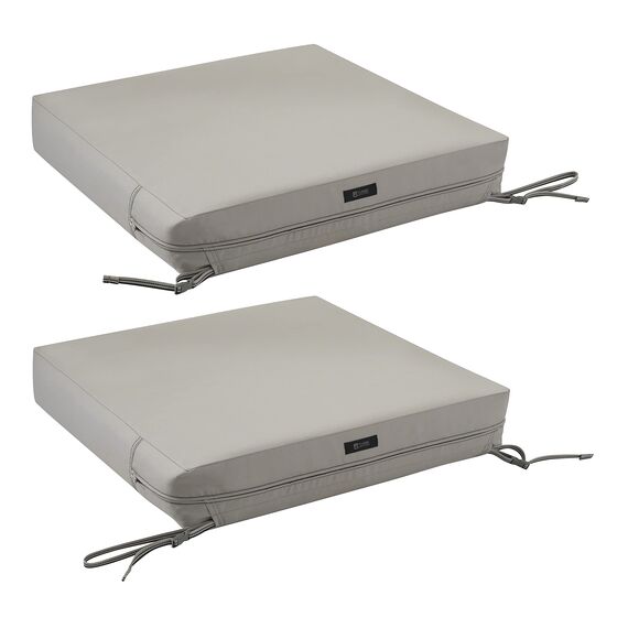 CLASSIC ACCESSORIES 62-017-MUSHRM-EC Ravenna Sitzkissen, 53,3 x 48,3 x 12,7 cm (1er-Pack), Mushroom, Sitzkissen für Garten-Loveseat