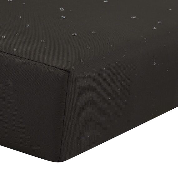 CLASSIC ACCESSORIES Ravenna Wasserabweisendes Terrassensitzkissen, 53,3 x 53,3 x 7,6 cm, Espresso