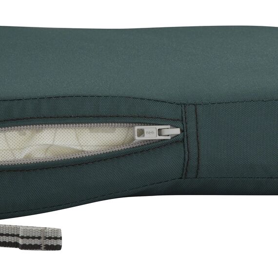 Classic Accessories Ravenna Wasserabweisendes Terrassensitzkissen, 43,2 x 38,1 x 5,1 cm, Stockgrün, Stuhl-Sitzkissen