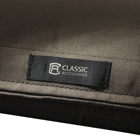 CLASSIC ACCESSORIES Ravenna Sitzkissen, 43,2 cm B x 38,1 cm T x 5,1 cm dick, Dunkeltaupe