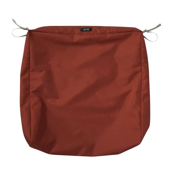 CLASSIC ACCESSORIES Ravenna Sitzkissen, wasserabweisend, 53,3 x 48,3 x 12,7 cm, Robustes Terrassenmöbelkissen mit Riemen, Gewürz- und Pfefferstreuer