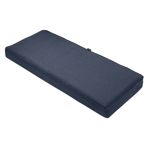Classic Accessories 62-014-INDIGO-EC Bankkissen-Kombi Indgo, 106,7 cm B x 45,7 cm T x 7,6 cm Dicke, Indigo meliert