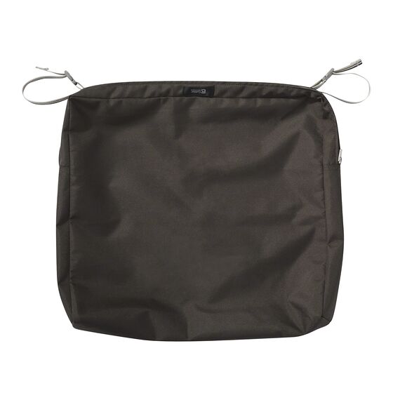 Classic Accessories Ravenna Sitzkissen, 53,3 cm B x 48,3 cm T x 7,6 cm Dicke, Espresso