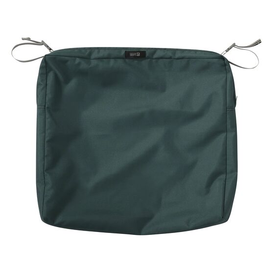 CLASSIC ACCESSORIES Ravenna Wasserabweisendes Terrassensitzkissen, 53,3 x 53,3 x 7,6 cm, Mallard Green