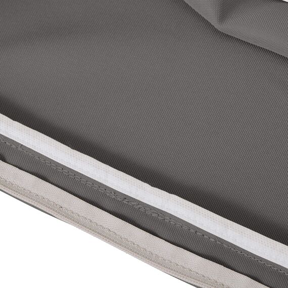 CLASSIC ACCESSORIES 62-044-LCHARC-EC Montlake FadeSafe Wasserabweisendes Outdoor-Bankkissen, 137 x 46 x 7,5 cm, Hellanthrazit