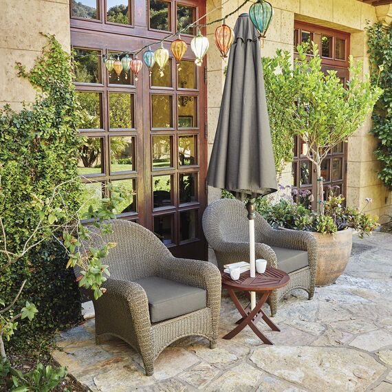 CLASSIC ACCESSORIES Montlake Wasserabweisendes Outdoor-Bankkissen, Terrassenmöbel, Schaukelkissen, 122 x 45 x 7,6 cm, Hellanthrazit, Terrassen-Loveseat Kissen