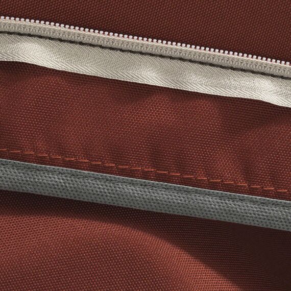 CLASSIC ACCESSORIES Ravenna Wasserabweisendes, quadratisches Sitzkissen für den Außenbereich, 63,5 x 63,5 x 12,7 cm, mit Bezug und Schaumstoff, Spice, Polster für Liegestühle