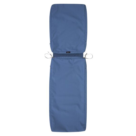 CLASSIC ACCESSORIES Ravenna Sitzkissen für Chaiselonge, wasserabweisend, 183 x 53 x 7 cm, Empire Blue