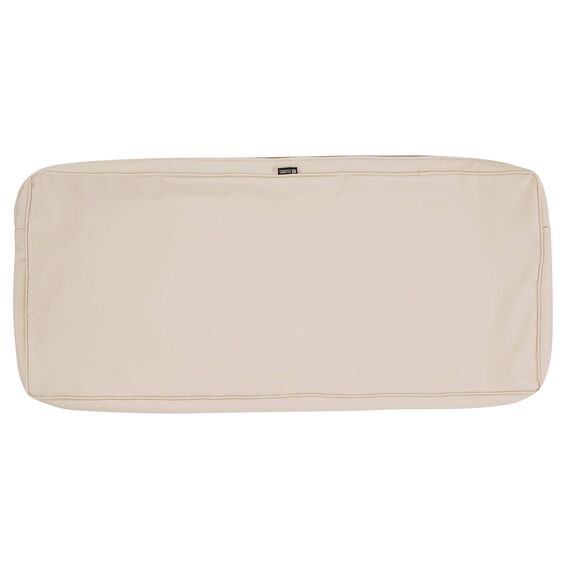 CLASSIC ACCESSORIES Montlake wasserabweisendes Outdoor-Bank-/Sofa-Kissen, Sitzkissen für Gartenmöbel oder Schaukel, 150 x 46 x 7,5 cm, Antikbeige