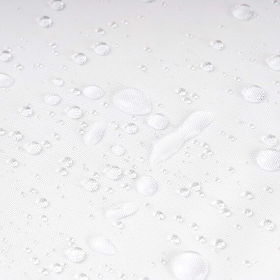 Phantoscope Wasserdichte Outdoor-Kissenbezüge, unifarbene Dekokissenhüllen für Terrasse, Sofa, Zelt, Sunbrella, Weiß, 45 x 45 cm, 2er-Pack