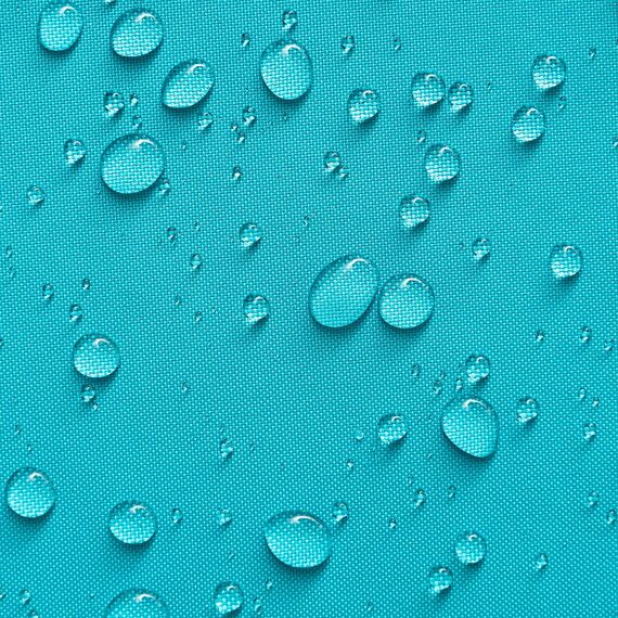 Phantoscope Wasserdichte Outdoor-Kissenbezüge, unifarbene Dekokissenhüllen für Terrasse, Sofa, Zelt, Sunbrella, Blaugrün, 30 x 50 cm, 2er-Pack