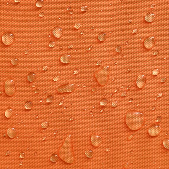 Phantoscope Wasserdichte Outdoor-Kissenbezüge, unifarbene Dekokissenhüllen für Terrasse, Sofa, Zelt, Sunbrella, Orange, 45 x 45 cm, 2er-Pack