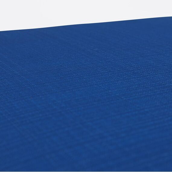 Pillow Perfect Fresco Solides Rattan-Sofa-Sitzkissen für drinnen und draußen, Wetter- und lichtbeständig, 45,7 x 114,3 cm, Blau