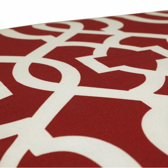 Pillow Perfect Outdoor/Indoor New Geo Red Bankauflage/Schaukelauflage, Synthetik, rot, 1 Count (Pack of 1)