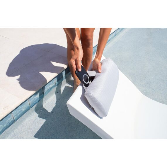 REZVANI Pool Lounge Stuhl Kissen Poolliege Kopfstütze für in Pool Ledge Adirondack Stuhl Kopfkissen für Strandkorb und Chaiselongue Spa Kissen für Outdoor Whirlpool (Saphirwelle)