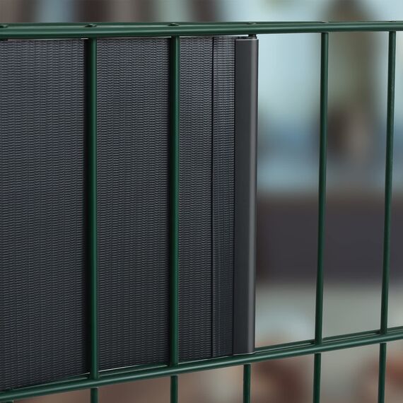 iFence Sichtschutzstreifen 50 Meter x 19 cm inkl. 30 Clips - diverse Farben (50 m, Anthrazit)