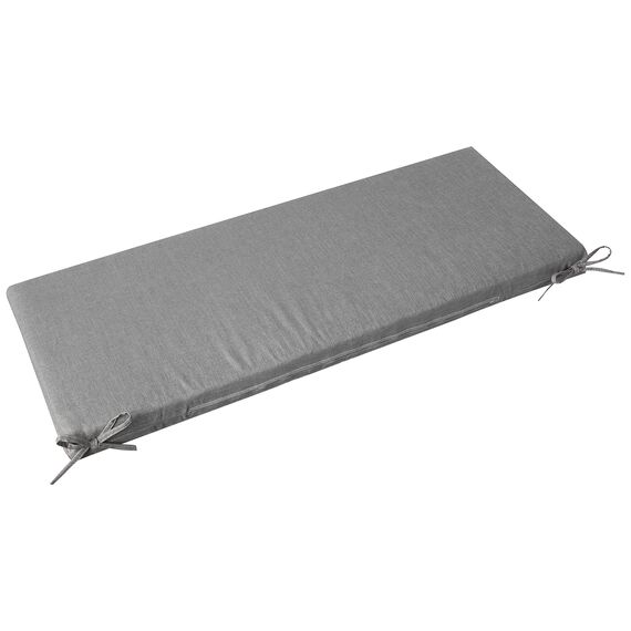 Pillow Perfect Rave Solid Bankauflage/Schaukelauflage, Gesponnenes Polyester, grau, 18" x 45"