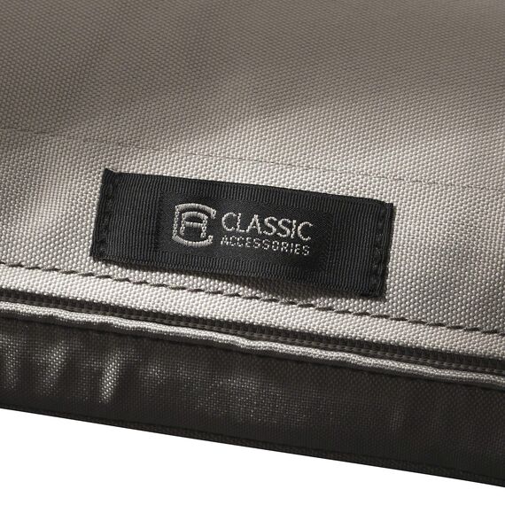 CLASSIC ACCESSORIES Ravenna Wasserabweisendes Stuhlkissen für den Außenbereich, Pilz, Outdoor-Stuhlkissen, Terrassenstuhlkissen, Terrassenkissen