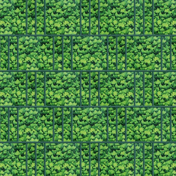 iFence PVC Sichtschutzstreifen 19cmX35 Meters inkl. 30 Clips Diverse Farben (Buchsbaum19cmX 35m)