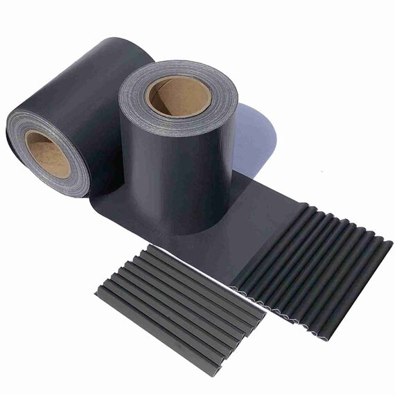 Sichtschutzstreifen Zaun 50 m x 19 cm inkl.30 Clips, Sichtschutz Zaunfolie PVC Sichtschutzstreifen Doppelstabmatten für Gartenzaun, Balkon/Diverse Farben