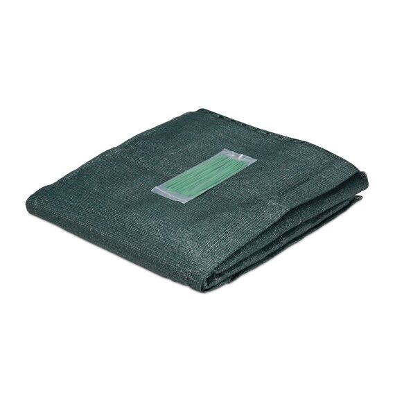 Relaxdays Zaunblende, Sichtschutz für Zaun & Balkongeländer, HDPE Gewebe, UV-stabilisiert, wetterfest, 1,5 x 6 m, grün