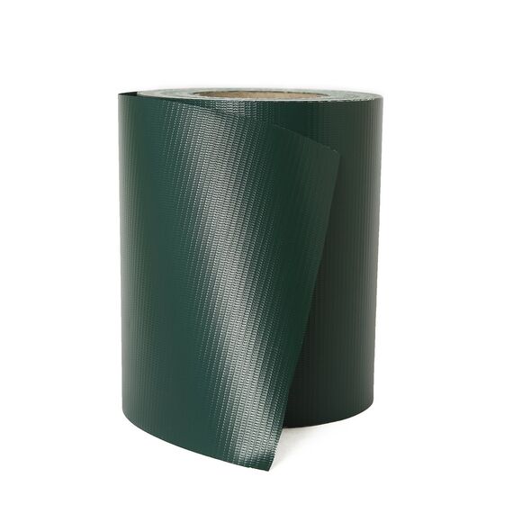 NAIMORUI Sichtschutzfolie Sichtschutzstreifen Garten Sichtschutz Zaun Inkl. 20 Befestigungsclips 450g/m² - Doppelstabmatten für Gartenzaun，Balkon 19cm*35m Grün