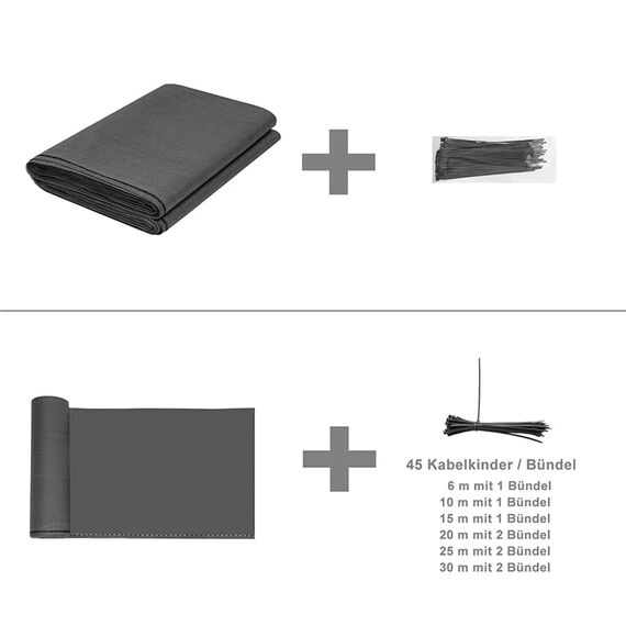 WOLTU Zaunblende 1,5x6m, 150 g/m² HDPE Tennisblende Schattiernetz Sichtschutz Windschutz Staubschutz Sonnenschutz Gewebe Netz mit Kabelbinder anthrazit