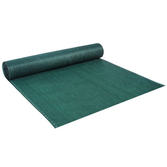 WOLTU Zaunblende 150 g/m² 1,5x6m, Tennisblende Schattiernetz Sichtschutz Windschutz Staubschutz Sonnenschutz Gewebe Netz mit Kabelbinder grün