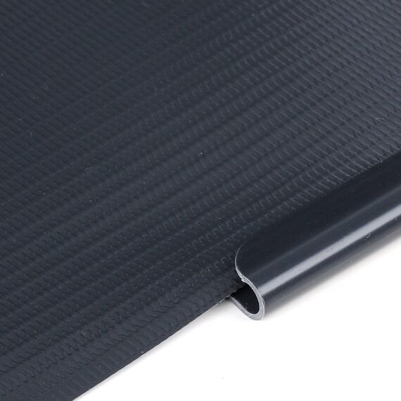 WOLTU Sichtschutzstreifen für doppelstabmatten 450 g/m² PVC, Doppelstabmattenzaun Blickdicht Wetterfest Windschutz 19cm x 70m, Sichtschutz zaun für Garten Balkon inkl.50 Befestigungsclips, Anthrazit