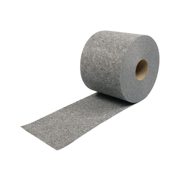 Venezia (hellgrau) - Design Vlies Sichtschutz Streifen für Doppelstabmattenzaun - PVC frei