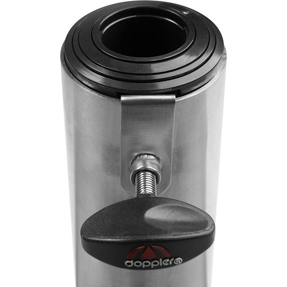 Doppler SL-AZ Trolley Granitsockel 72kg mit Rollen I Schirmständer für Sonnenschirme mit max. 350cm Schirmdurchmesser & 3,2-6,0cm Rohrdurchmesser I Sonnenschirmständer mit Auszieh-Griff