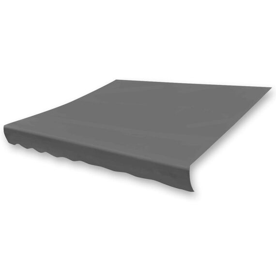 vidaXL Markisenstoff Sonnenschutz Markisentuch Anthrazit 450×300 cm Segeltuch