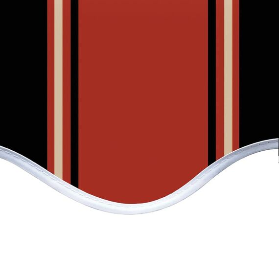 vidaXL Markisenstoff Wasserabweisend Markisentuch Sonnenschutz Sonnensegel Sichtschutz Markise Ersatztuch Segeltuch Orange Braun 4,5x3m