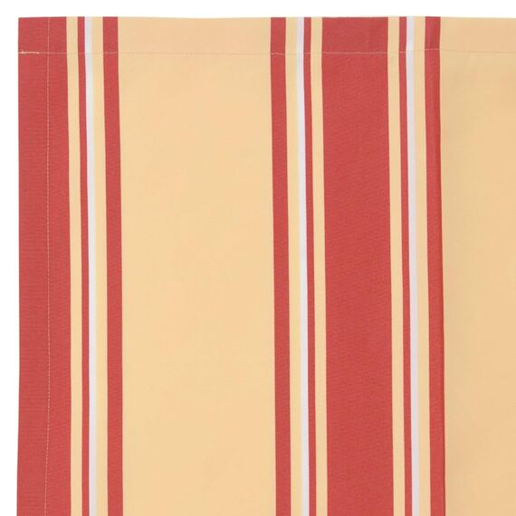 vidaXL Markisenersatzstoff Mehrfarbig 330 x 195 cm Polyester, Balkon-Sichtschutz, modernes rechteckiges Sonnendach, strapazierfähiger UV-beständiger Stoff, wetterfester Unterstand