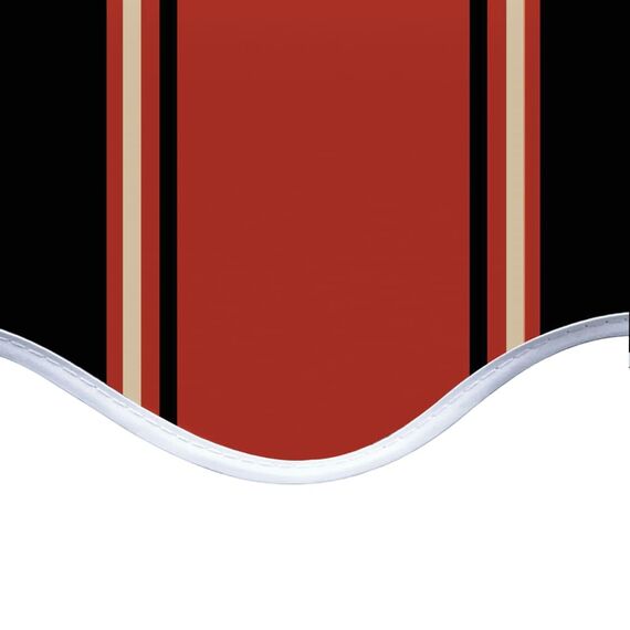 vidaXL Markisenstoff Wasserabweisend Markisentuch Sonnenschutz Sonnensegel Sichtschutz Markise Ersatztuch Segeltuch Orange Braun 6x3m