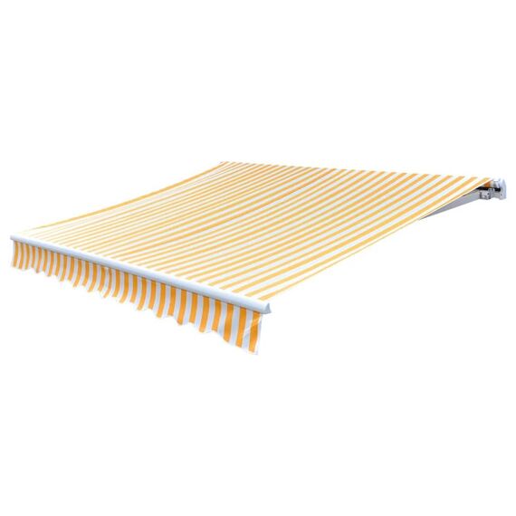 vidaXL Sonnensegel, Orange, Weiß, 500 x 300 cm, Sonnenschutz