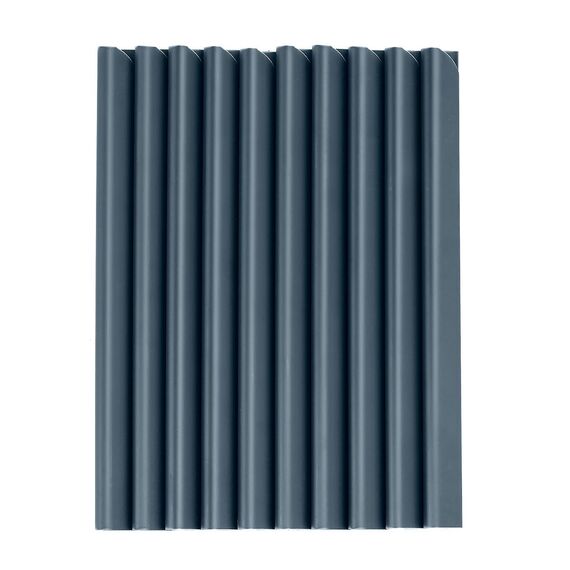 iFence PVC Sichtschutzstreifen für Doppelstabmattenzaun, 650g/m² 35 m x 19 cm inkl. 24 Clips/Klemmstreifen, Sichtschutz Zaun, Sichtschutz Garten Zaunfolie (Anthrazit)
