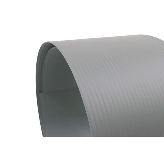 Gartenwelt Riegelsberger Premium Sichtschutzstreifen Hart-PVC für Doppelstabmatten Sichtschutz Streifen 10 Stück LICHTGRAU RAL 7035 mit Länge 2,525 Meter Höhe 19 cm Stärke 1,35 mm