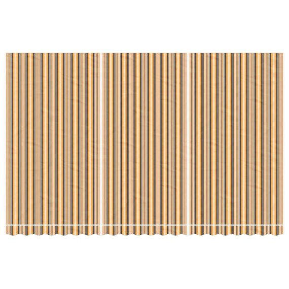 vidaXL Markisenbespannung, Markisenstoff mit PU-Beschichtung, Markisentuch Wetterfest, Ersatzstoff Markise, Mehrfarbig Gestreift 5x3m