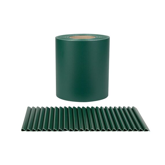 iFence 650g/m² Sichtschutzstreifen 35 Meter x 19 cm, 24 Clips - (35 m, Grün)