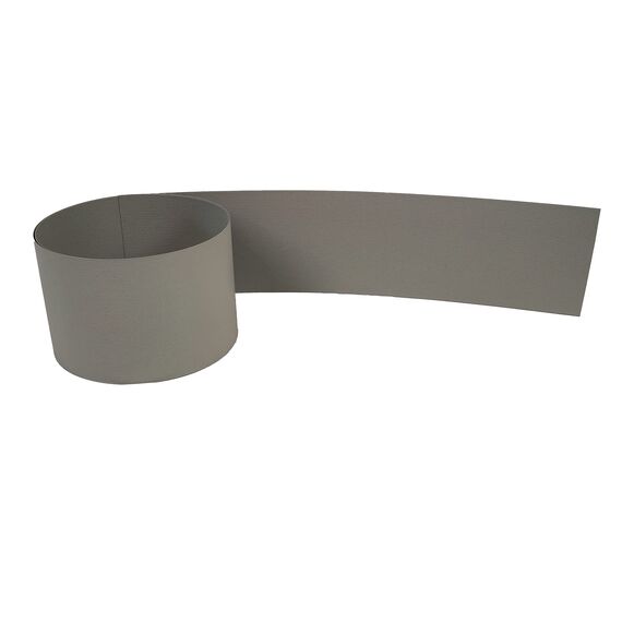 Gartenwelt Riegelsberger Premium Sichtschutzstreifen Sichtschutz Hart PVC Doppelstabmatten Streifen Made IN Germany 1 Stück Steingrau
