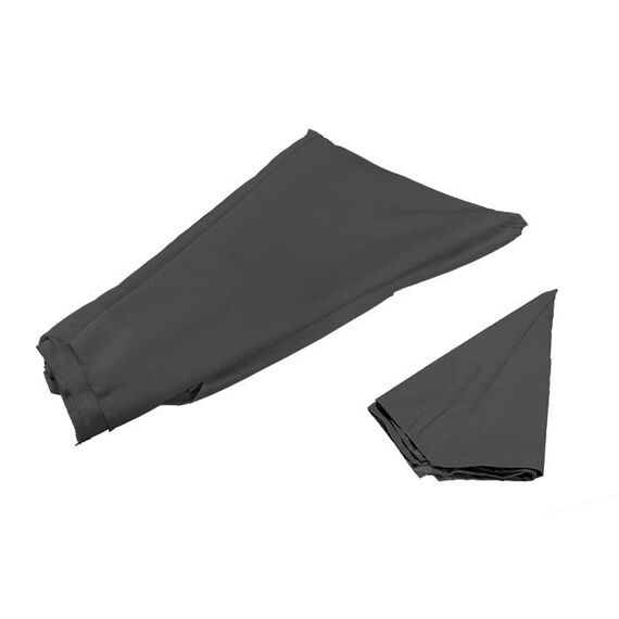 paramondo Sonnenschirm Bespannung für parapenda Ampelschirm Ø 3,5 m rund, mit Schirmbelüftung, Waschbar, Grau