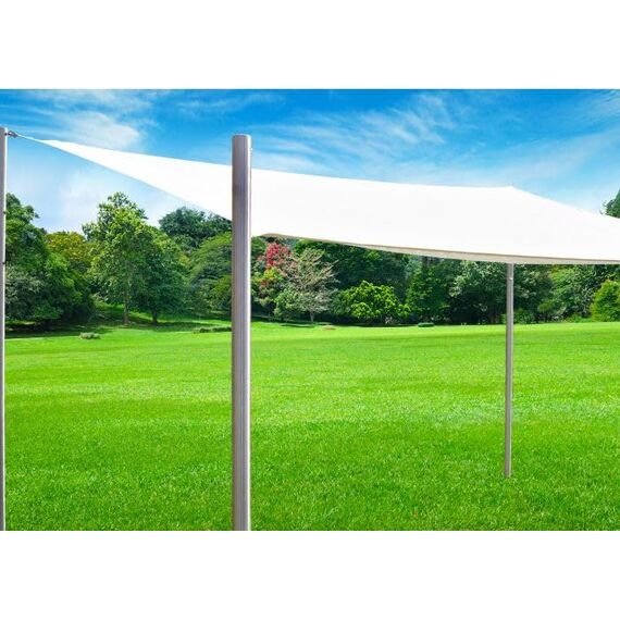 Schneck Sonnensegelmast Edelstahl Durchmesser 6cm, 3fach höhenverstellbar Sonnensegel Pfosten 6030/2-3