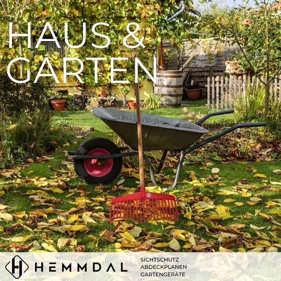 HEMMDAL Premium Sichtschutzstreifen | 35 m Zaunfolie | 1,1 mm Stärke | Montage ohne Hilfsmittel | hochwertiges Polypropylen | formstabil | wasserfest | 5 Jahre UV-beständig | Anthrazit | Made in EU