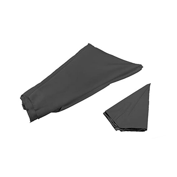 paramondo Sonnenschirm Bespannung für parapenda Ampelschirm 4 x 3 m rechteckig, mit Schirmbelüftung, Waschbar, Grau