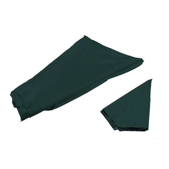 paramondo Sonnenschirm Bespannung für parapenda Ampelschirm 4 x 3 m rechteckig, mit Schirmbelüftung, Waschbar, Grün