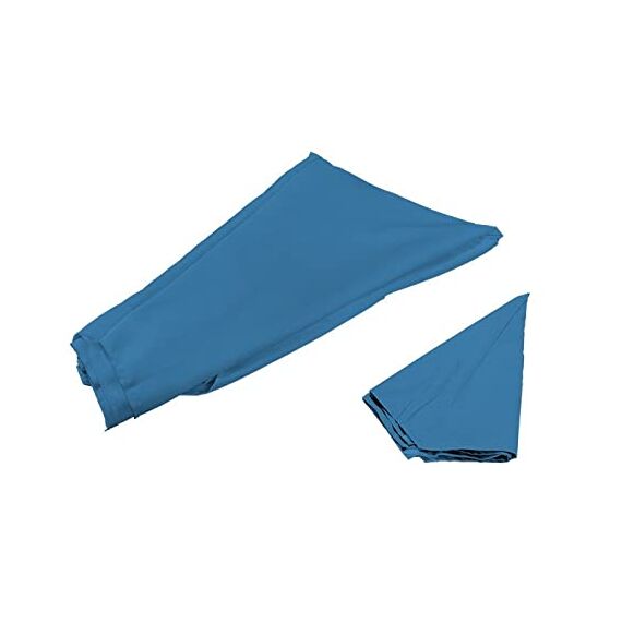 paramondo Sonnenschirm Bespannung für parapenda Ampelschirm Ø 3,5 m rund, mit Schirmbelüftung, Waschbar, Blau