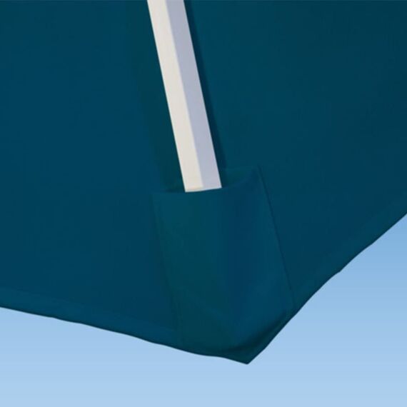 paramondo Sonnenschirm Bespannung für parapenda Ampelschirm 4 x 3 m rechteckig, mit Schirmbelüftung, Waschbar, Blau