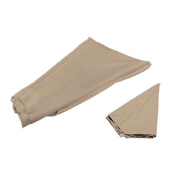 paramondo Sonnenschirm Bespannung für parapenda Ampelschirm 4 x 3 m rechteckig, mit Schirmbelüftung, Waschbar, Creme